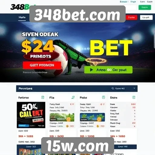 Promoções e bônus disponíveis no 348bet.com